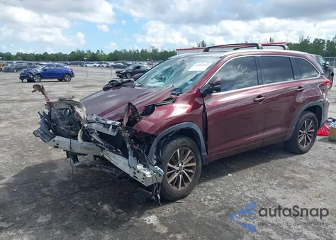 2017 Toyota Highlander Xle из США, поврежденный, VIN 5TDKZRFH7HS209132